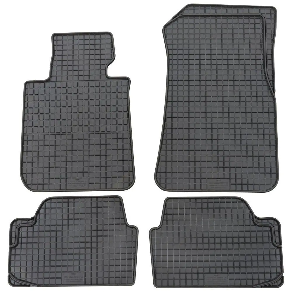 BMW 1 Serisi E81 E82 2007-2011 Siyah Lastik Paspas
