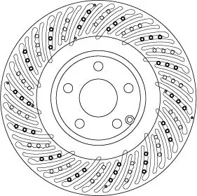 Mercedes E Serisi W212 E 350 CGI BlueEFFICIENCY M276 Ön Fren Diski | TRW DF6674S