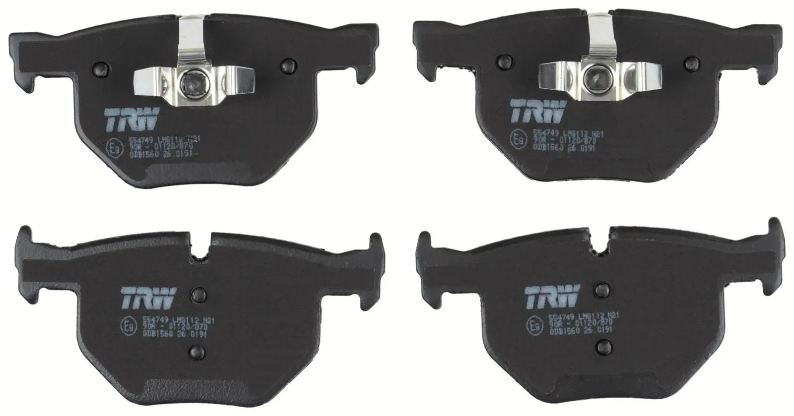BMW 3 Serisi E90 320 d N47 Arka Fren Balatası | TRW GDB1560
