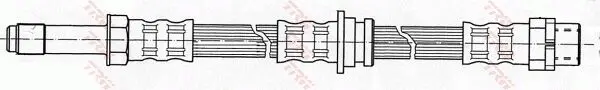 BMW 3 Serisi E46 320i M54 Arka Fren Hortumu | TRW PHB425