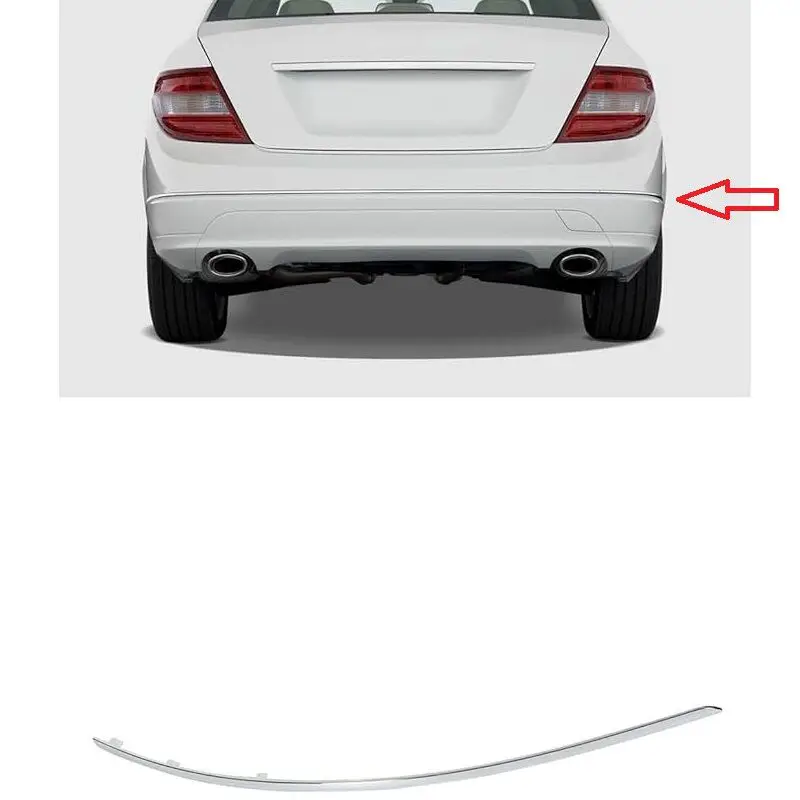 Mercedes C Serisi W204 Tampon Arka Nikelajı Sağ 2007 | ITHAL A2048851021