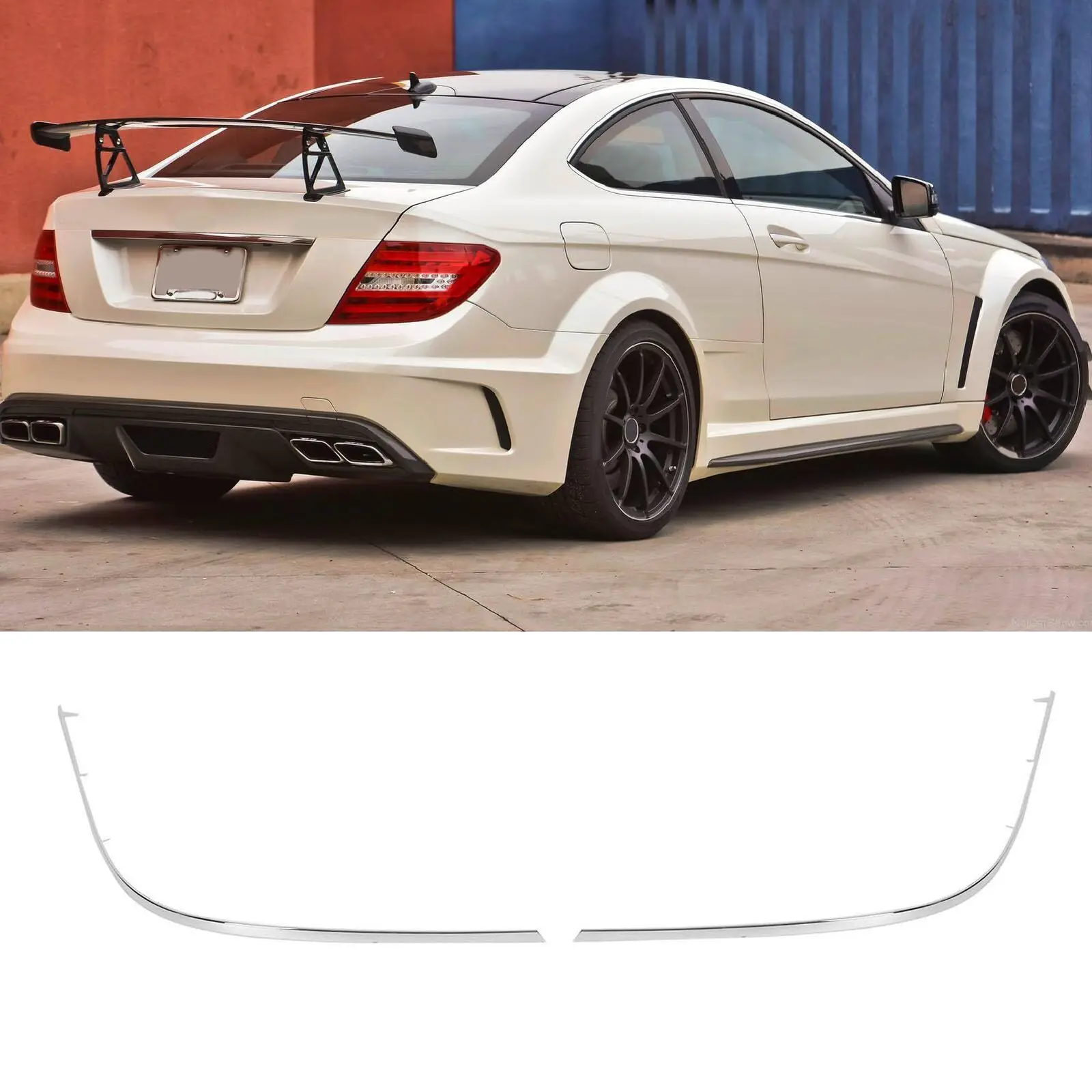 Mercedes C Serisi W204 Tampon Arka Nikelajı Sol | CARTEK TPMRDRY36