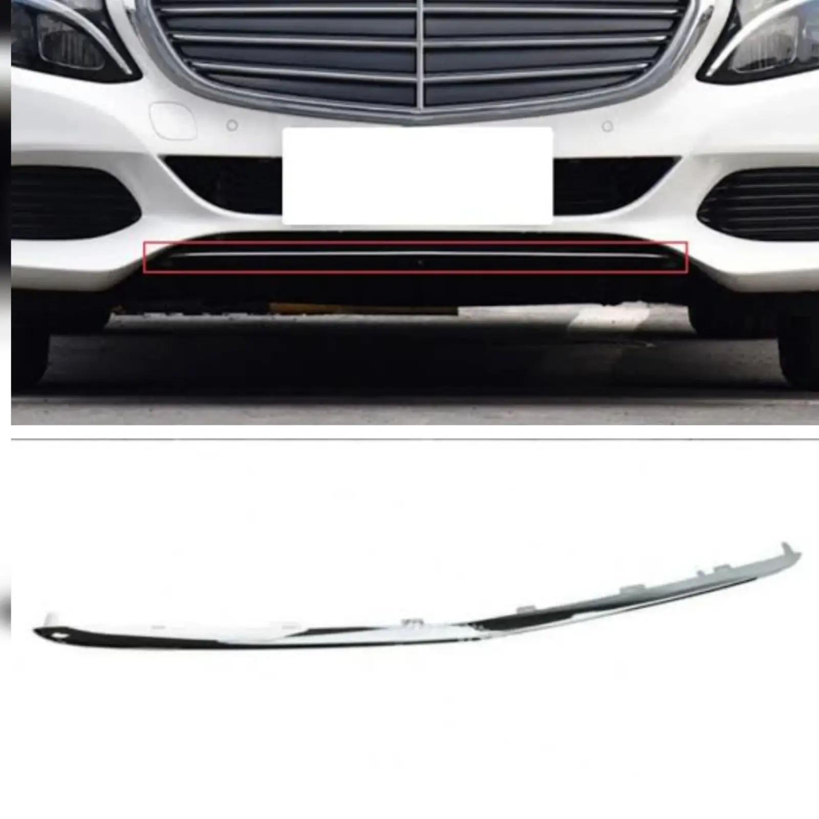 Mercedes C Serisi W205 Ön Tampon Nikelajı | CARTEK TPMRD0237