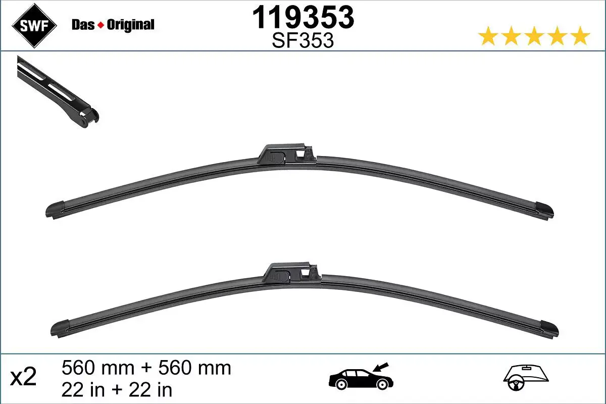 Mercedes C Serisi W203 Ön Silecek Takımı (2004-2007) | SWF 119353