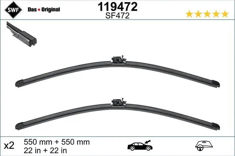 Mercedes C Serisi W205 Ön Silecek Takımı (2016-2020) | SWF 119472