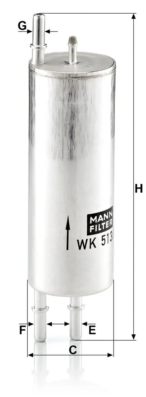 BMW X5 Serisi E53 3.0 M54 Yakıt Filtresi | MANN WK 513/3