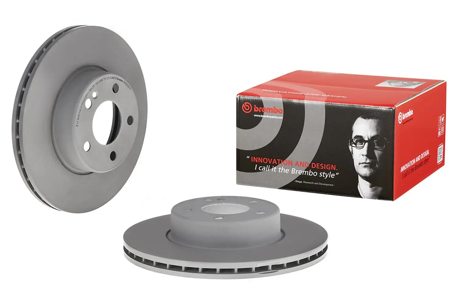 Mercedes W205 Ön Co-Cast Fren Diski 295mm | BREMBO 09D52513