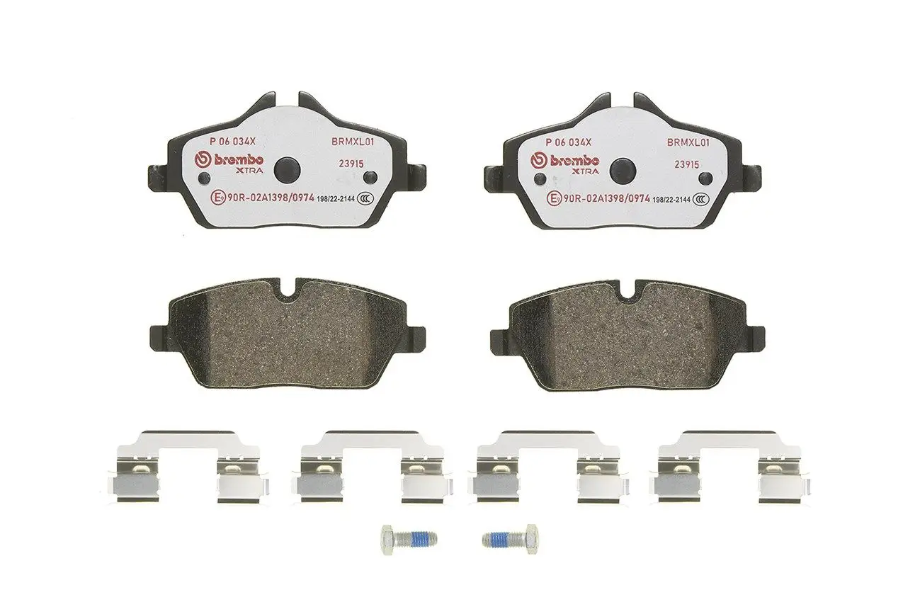BMW 1 Serisi E87 120 i Ön Fren Balatası Delikli | BREMBO P06034X