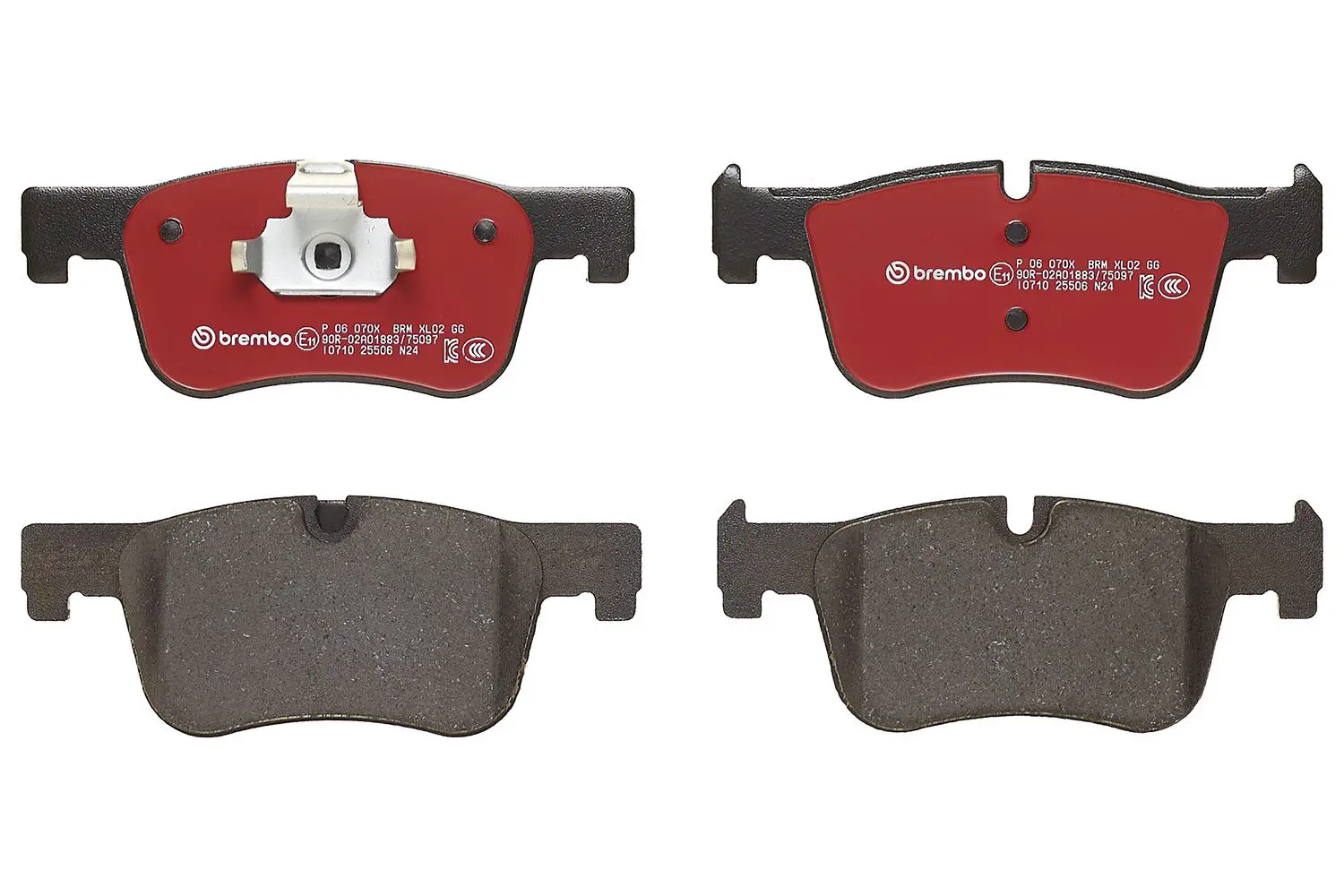 BMW 1 Serisi F20 120 i Ön Fren Balatası Delikli | BREMBO P06070X