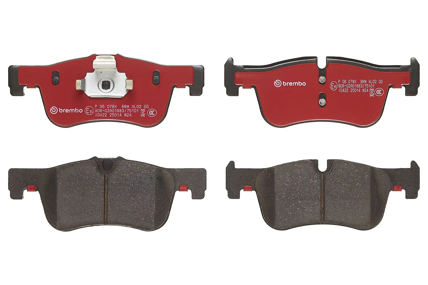 BMW 2 Serisi F22 218 d Ön Fren Balatası Delikli | BREMBO P06078X