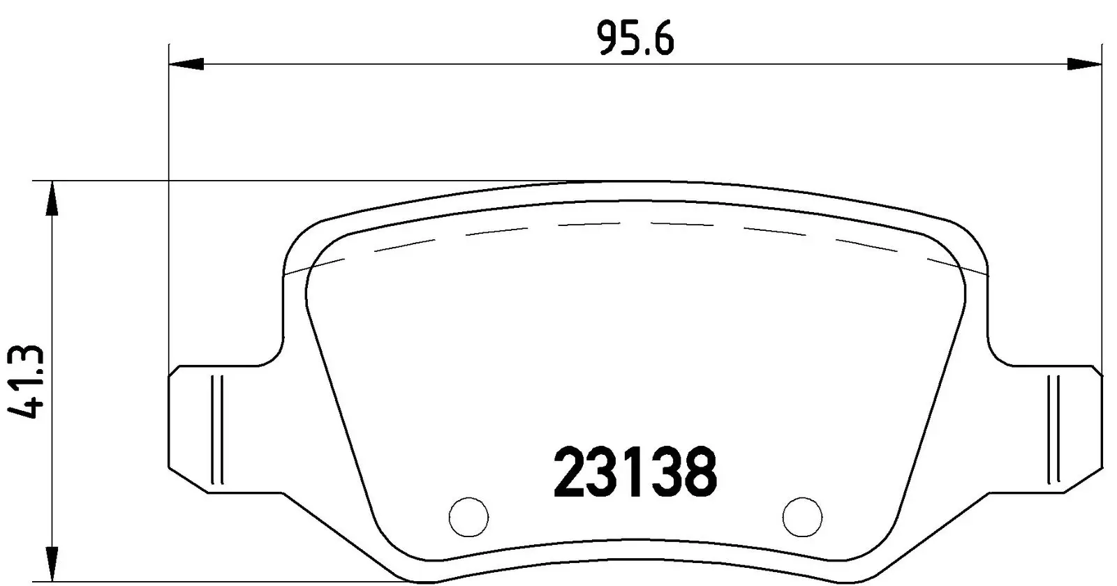 Mercedes A Serisi W169 A 150 Arka Fren Balatası | BREMBO P50058