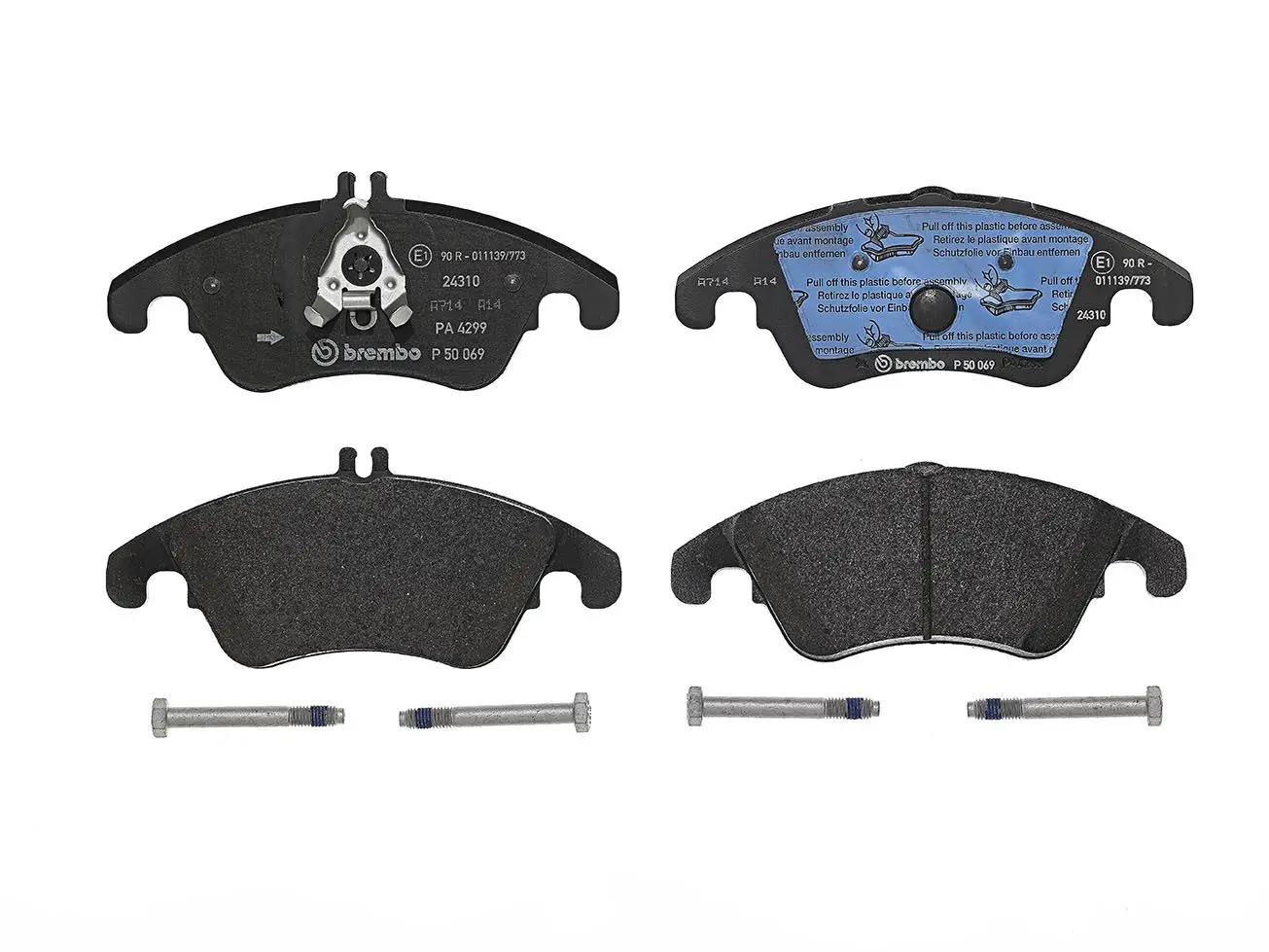 Mercedes C Serisi W204 C 250 Ön Fren Balatası | BREMBO P50069