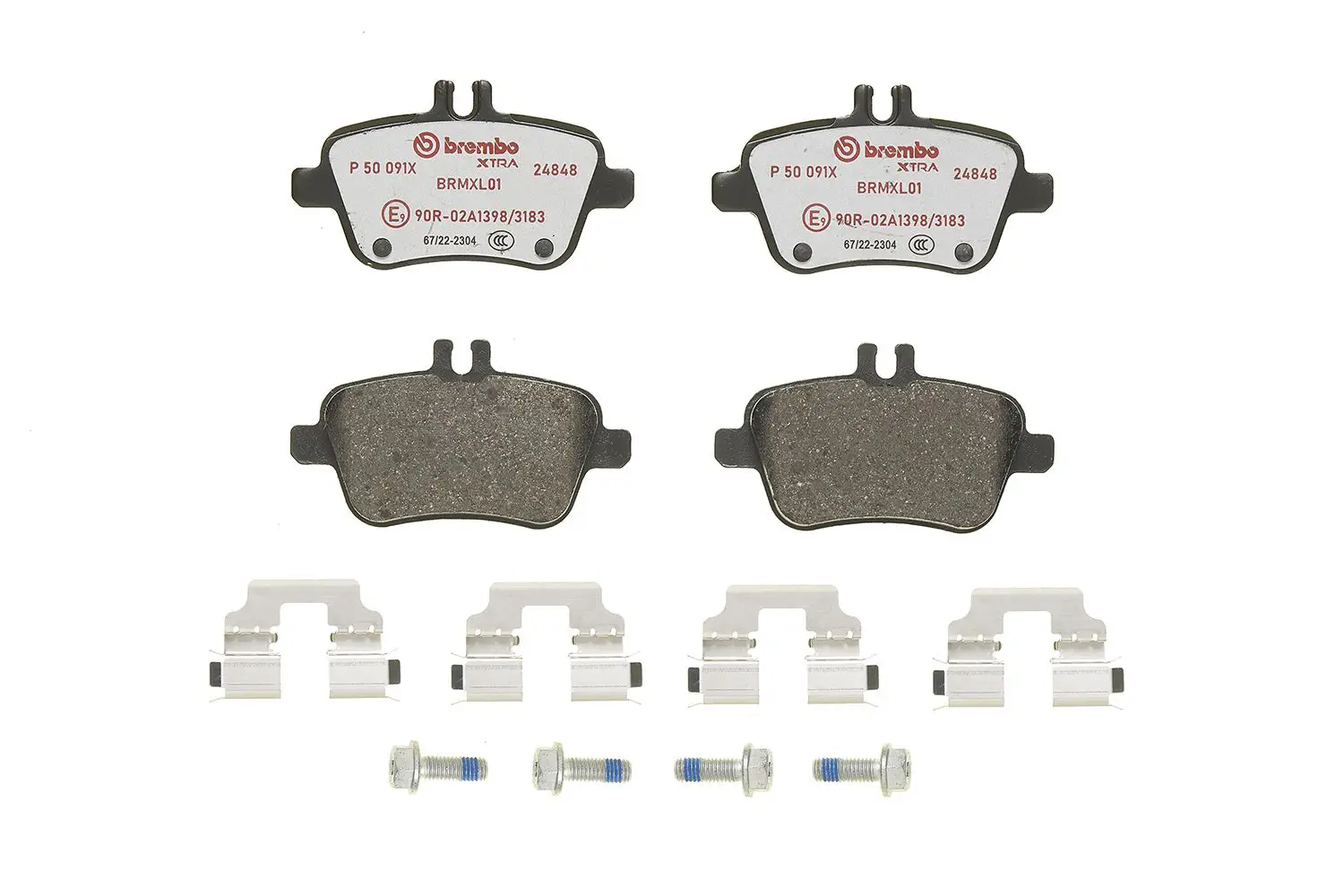 Mercedes A Serisi W176 A 160 Arka Fren Balatası Delikli | BREMBO P50091X
