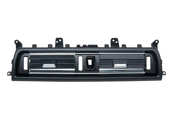 BMW 5 Serisi F10 2009-2016 Klima/Kalorifer Izgarası Ön Orta Nikelajlı Siyah | WENDER BA64229209136