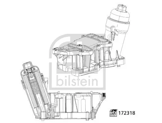 BMW X4 Serisi F26 N57Z Yağ Filtre Kütügü | FEBI 172318