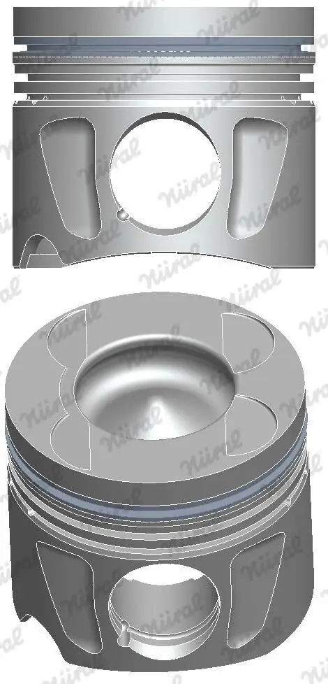 Mercedes GL Serisi X164 OM642 Piston 83.00 mm STD Sol | NURAL 8772574STD000G