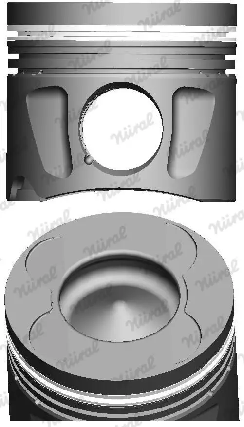 Mercedes ML Serisi W164 OM642 Piston 83.00 mm Sol | NURAL 8772580STD000G