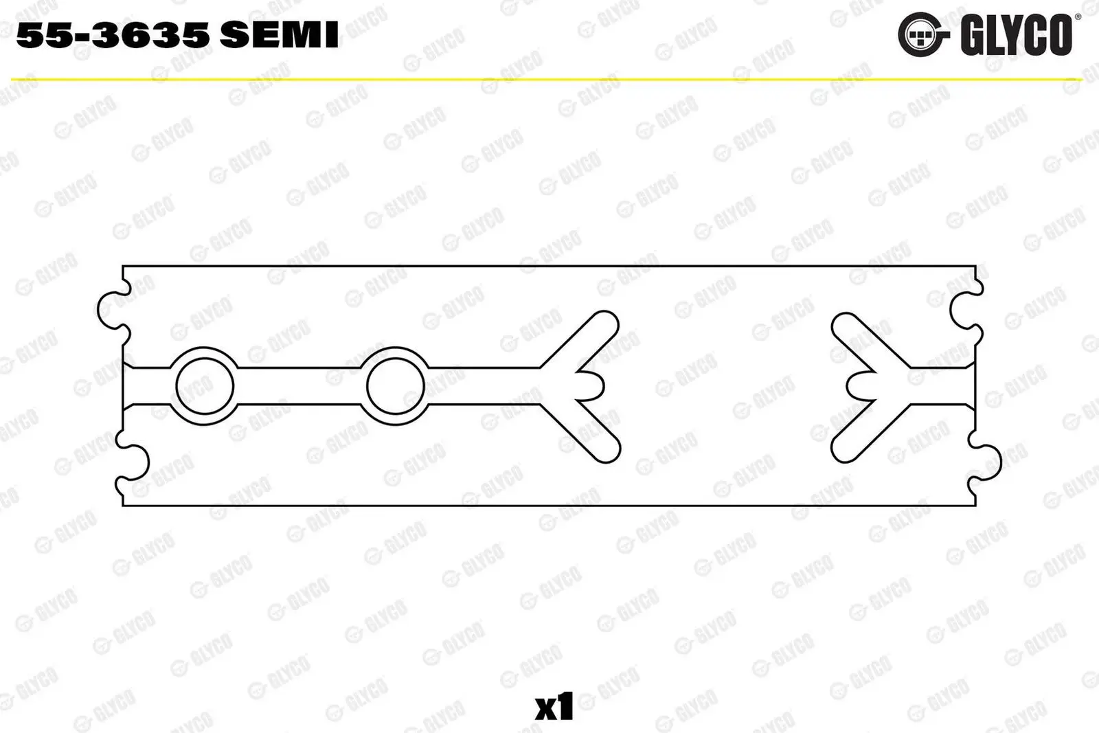 Mercedes W124 Kasa OM602 Piston Kol Burcu 28 mm | GLYCO 55-3635 SEMI