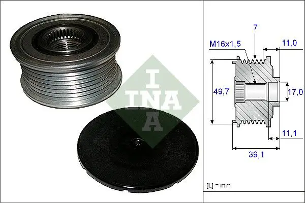 Mercedes E Serisi W211 E 320 CDI 4-matic Alternatör Kasnağı | INA 535 0084 10