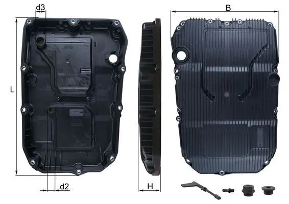 Mercedes Vito Serisi W447 OM654 Otomatik Şanzıman Yağ Filtresi | MAHLE HX 196KIT