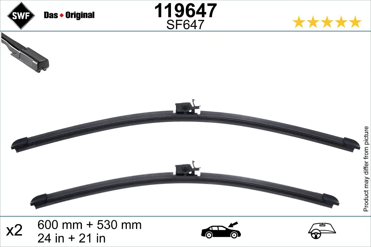 Mercedes B Serisi W247 2019-2023 Ön Silecek Takım | SWF 119647