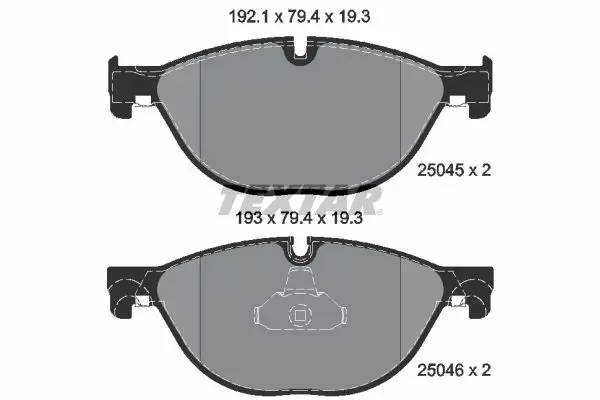 BMW 5 Serisi F10 2009-2016 Fren Balatası Ön | TEXTAR 2504501