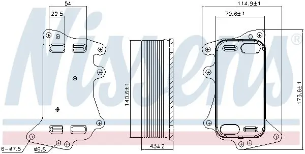 BMW 1 Serisi F20 2012-2017 N47 Şanzıman Yağ Soğutucusu | NISSENS 90903