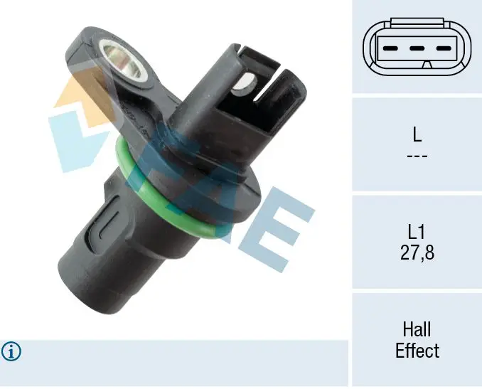 BMW 3 Serisi E90 2004-2012 N51 Krank Devir Sensörü | FAE FA:79382