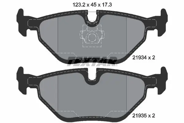BMW 3 Serisi E36 1991-1998 Fren Balatası Arka | TEXTAR 2193402
