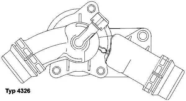BMW X3 Serisi E83 2003-2010 M52 Termostat | WAHLER 4326.97D