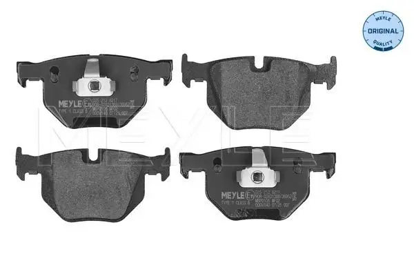 BMW X6 Serisi F16 2014- Fren Balatası Arka | MEYLE 025 212 8217
