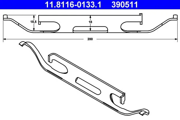 BMW 7 Serisi E38 1994-2001 Balata Sacı | ATE 11.8116-0133.1