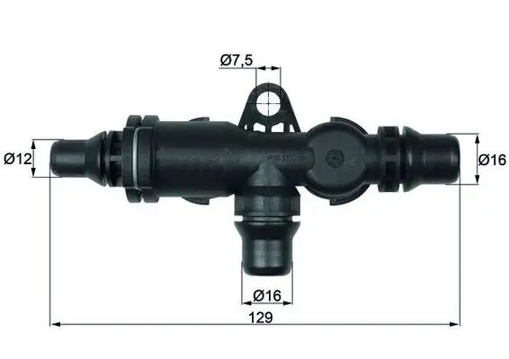 BMW X5 Serisi E53 2000-2006 M62 Termostat Yağ Soğutucu | BEHRMAHLE TO482
