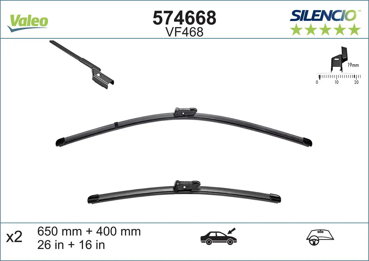 BMW 8 Serisi G15 Silecek Süpürgesi | VALEO 574668