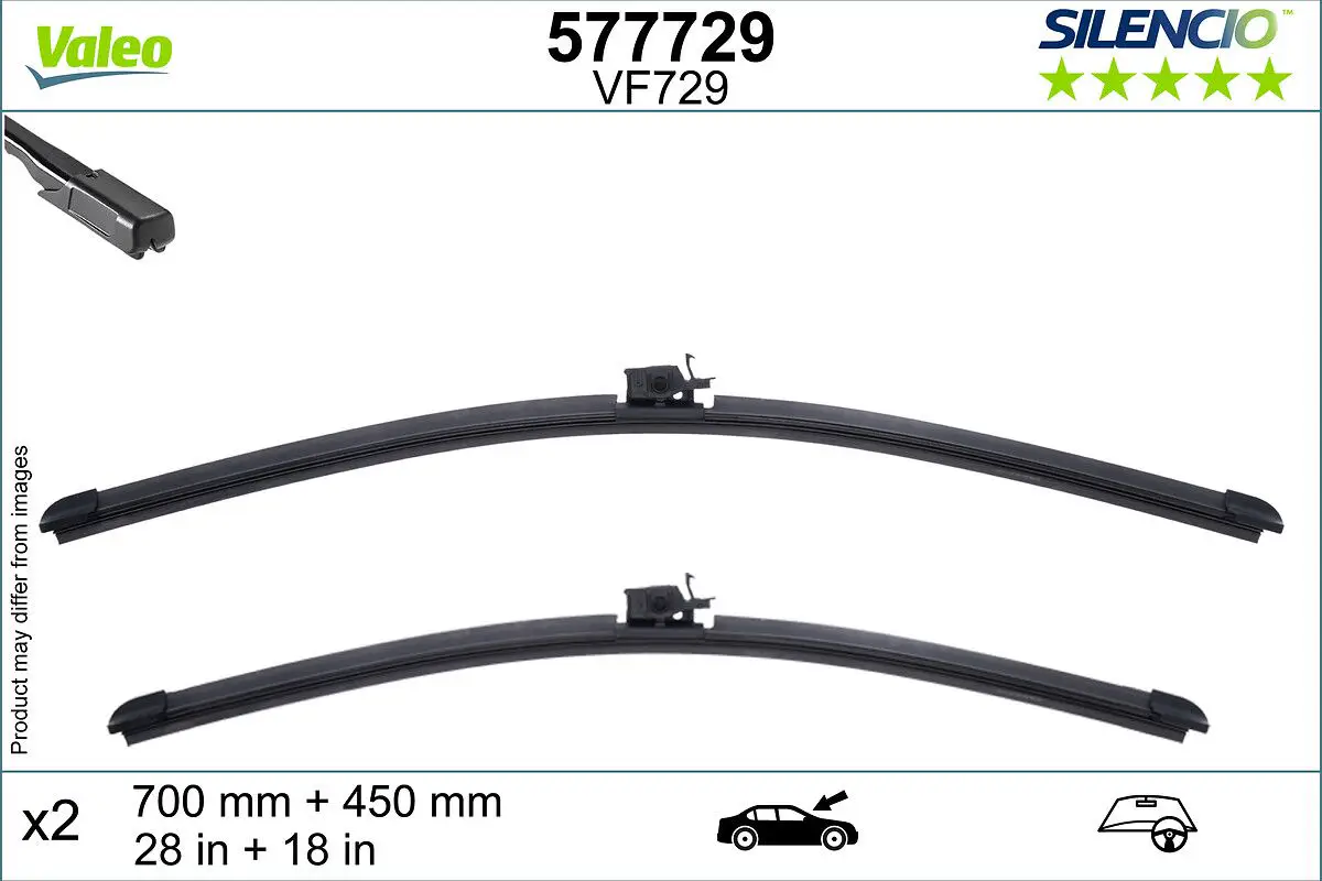 Mercedes Vito Serisi W447 Silecek Süpürgesi | VALEO 577729