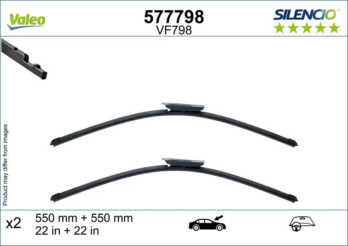 Mercedes C Serisi W206 Silecek Süpürgesi | VALEO 577798