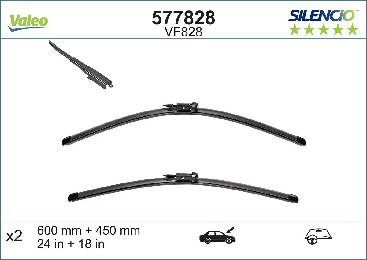 BMW 4 Serisi F32 Silecek Süpürgesi | VALEO 577828