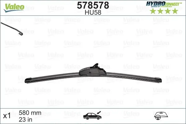 BMW 3 Serisi E46 Silecek Süpürgesi | VALEO 578578