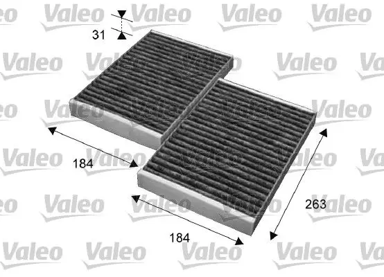 Mercedes S Serisi W221 Polen Filtresi | VALEO 715643