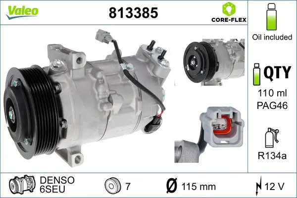 Mercedes Vito Serisi W447 OM622 Klima Kompresörü | VALEO 813385