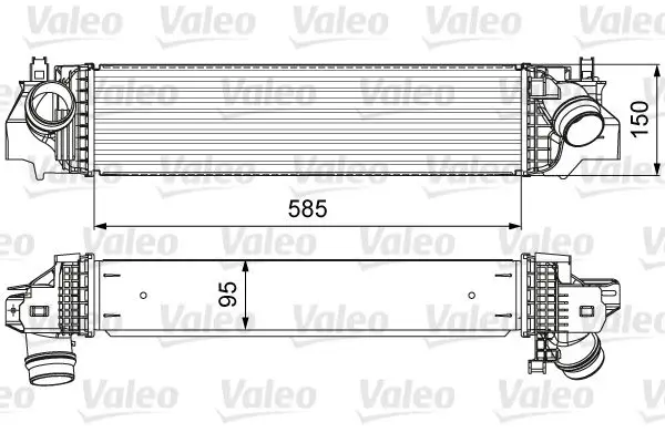 BMW 1 Serisi F40 B37 Turbo İntercooler Radyatörü | VALEO 818640