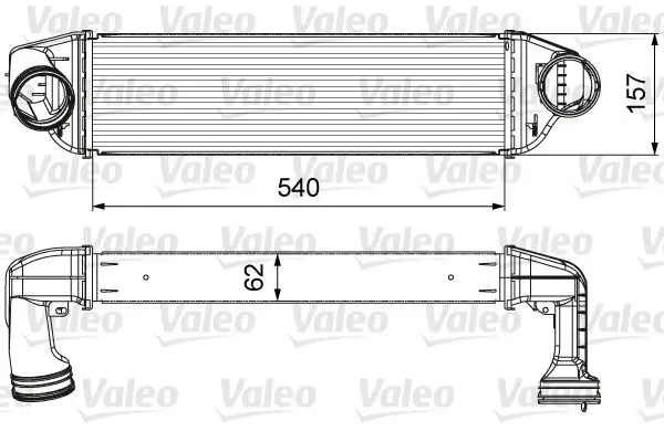 BMW X3 Serisi E83 N47 Turbo İntercooler Radyatörü | VALEO 818642