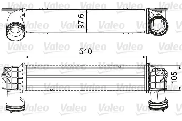 BMW 3 Serisi E91 N57 Turbo İntercooler Radyatörü | VALEO 818664