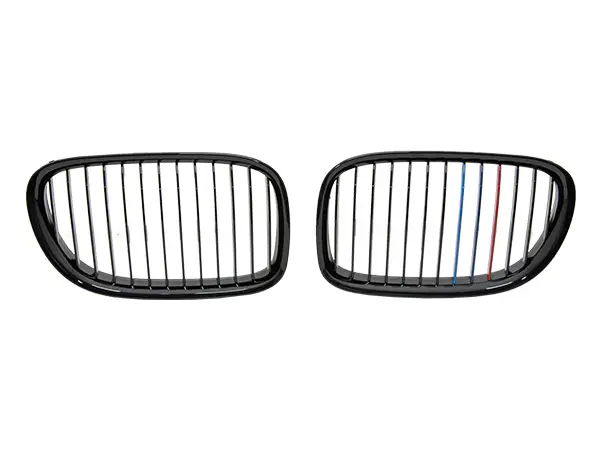 BMW 7 Serisi F01 LCI 2012-2015 Panjur Piano-Siyah ///M-Renkli | WENDER BA0013138