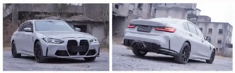 BMW 3 Serisi F30 2012-2018 Komple Gövde Kiti [DONUSUM => G80] <OO-OO> Ortadan Egz.Uçlu, Mrşp-li, Panj-lu, Kaput/Çamurluk, Farlar -///M3- 2012-18 | WENDER BA0302201