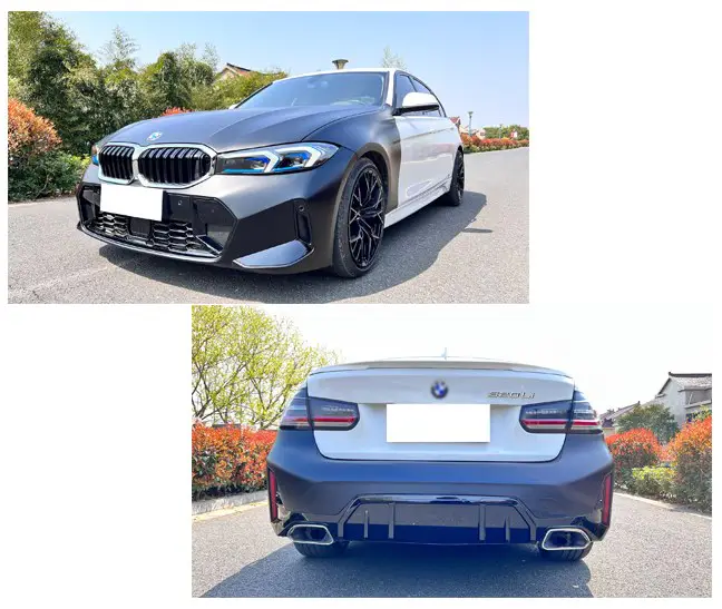 BMW 3 Serisi F30 2012-2018 Komple Gövde Kiti [DONUSUM => G20-LCI] <O-O> Egz.Uçlu, Mrşp-li, Panj-lu, Kaput/Çamurluk, Far/Stop -M-Tech- 2012-18 | WENDER BA0302202