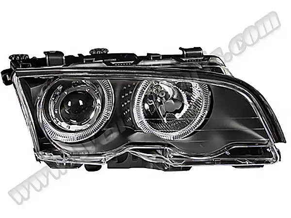 BMW 3 Serisi E46 Makyajsız 1998-2001 Komple Far Sağ (Xenon) Siyah | WENDER BA0461109R