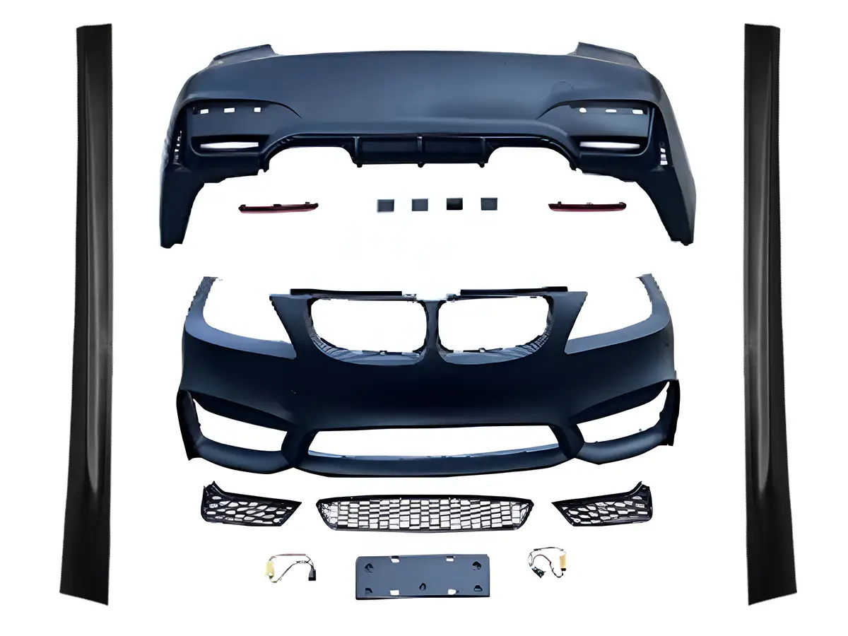 BMW 3 Serisi E90 2004-2012 Gövde Kiti Dörtlü Egzoz Çıkışlı Egzoz Çıkışlı, Marşpiyelli | WENDER BA0902105