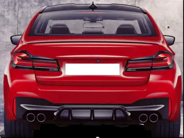 BMW 5 Serisi G30 2016-2018 Gövde Kiti [DONUSUM => F90-LCI] Park Sensörlü:Ön ve Arka, Dörtlü Egzoz Çıkışlı Egzoz Uçlu, Marşpiyelli, Panjururlu, Far/Stop, Ayna Kapakları | WENDER BA2302200