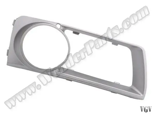 BMW X6 Serisi E71 2007-2014 Sis Far Çerçevesi Sağ; Mat-Alüminyum | WENDER BA51117312596